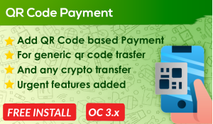 Bariklabs QR Payment and Crypto Transfer OpenCart