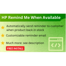 Remind/Notify when product available OpenCart