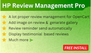 Bariklabs Product Review Pro OpenCart