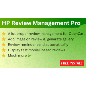 Bariklabs Product Review Pro OpenCart