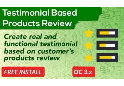 Bariklabs Testimonial Based Review Extension OpenCart