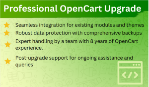 Bariklabs Seamless Professional OpenCart Upgrade