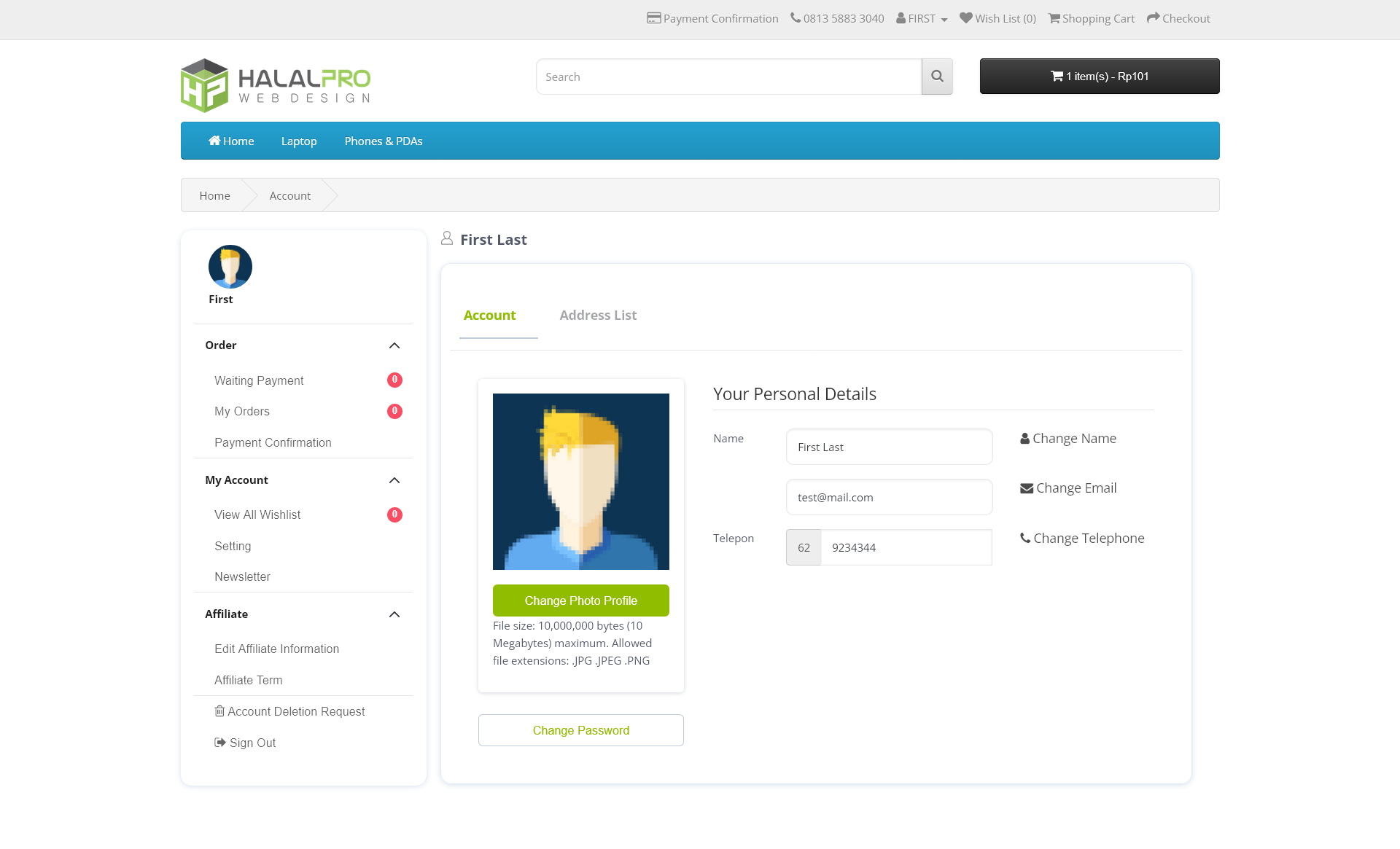 bariklabs-customer-dashboard-customer-account-opencart
