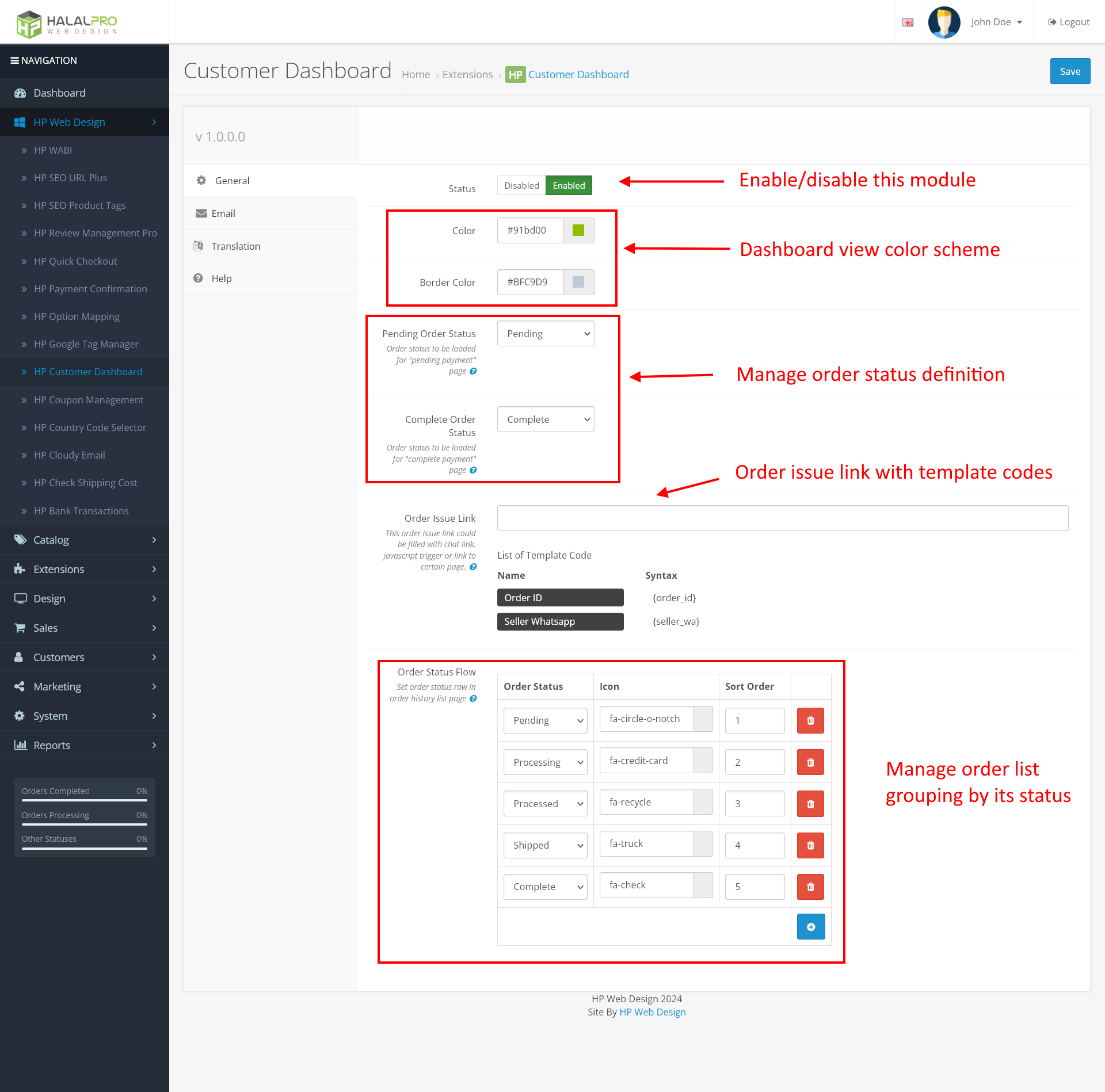 bariklabs-customer-dashboard-general-settings-opencart