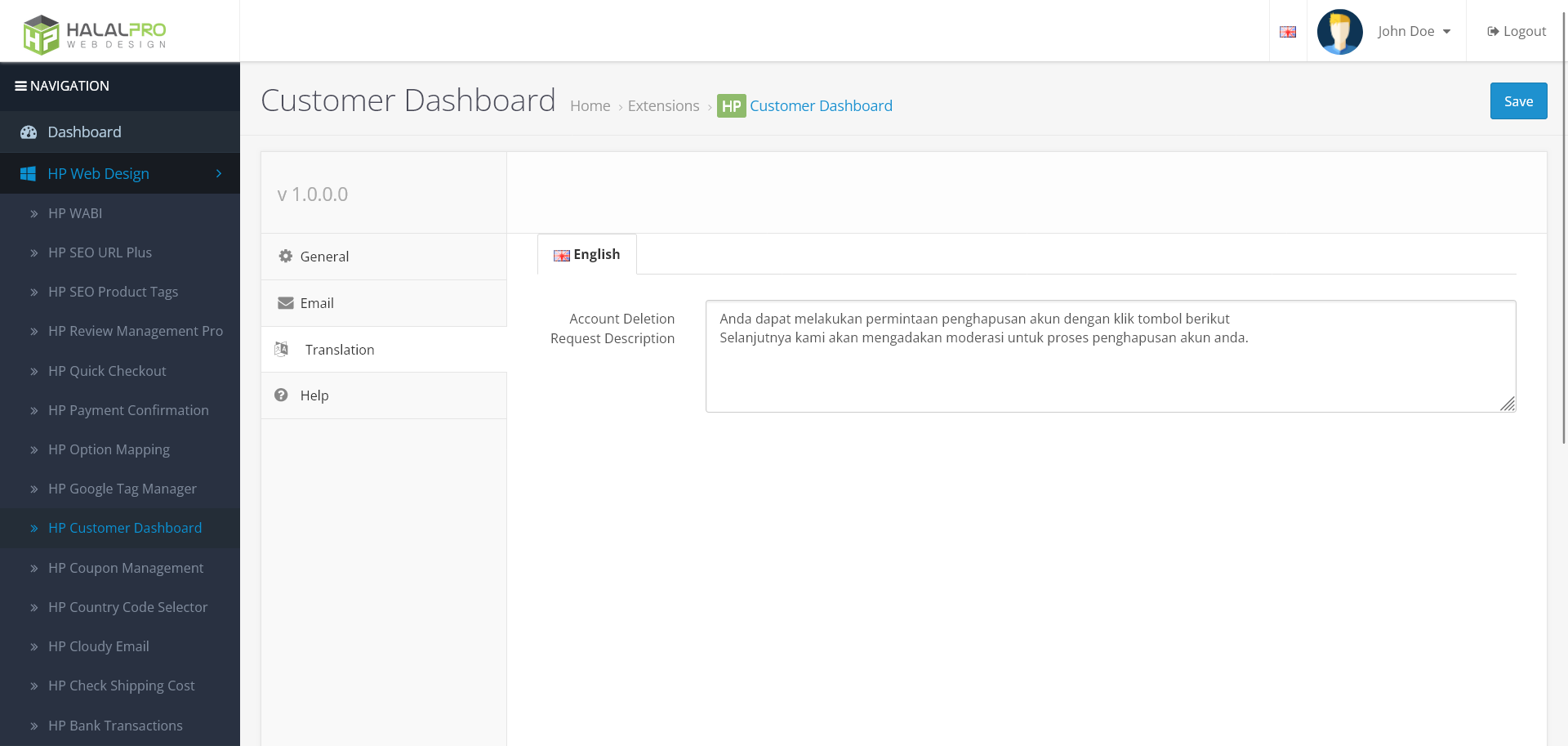 bariklabs-customer-dashboard-translation-settings-opencart