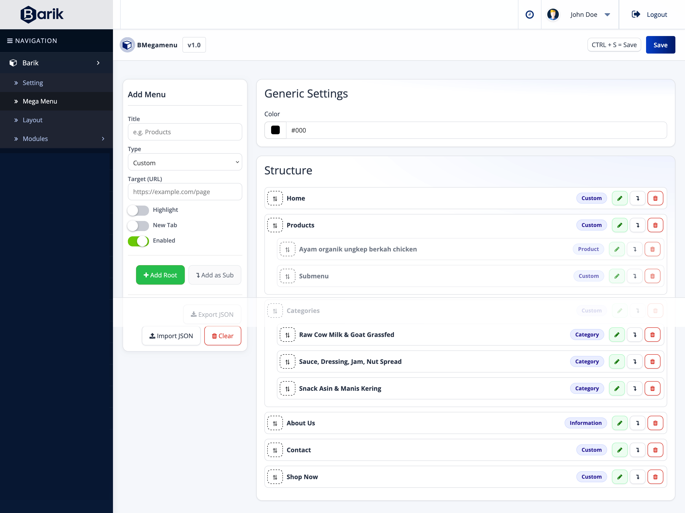 barik-opencart-theme-drag-and-drop-megamenu